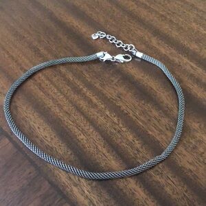 Vintage Retired Brighton Large Mesh Link  Add A Charm  Necklace